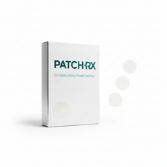 PatchRx Pimple Patches for Face (120 Patches) Hydrocolloid Acne Patches with Tea Tree Oil Pimple Patch Pimple Stickers - Hydrocolloid Patch Acne Dots - Acne Pimple Patches For Face - Zit Patches